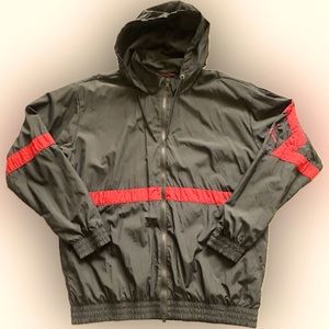 Vintage Nike Air Jordan Flight Windbreaker Jacket 90's Black/Gym Red X-Large